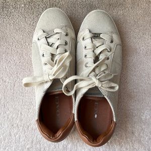 Coach suede low top sneakers size 6.5